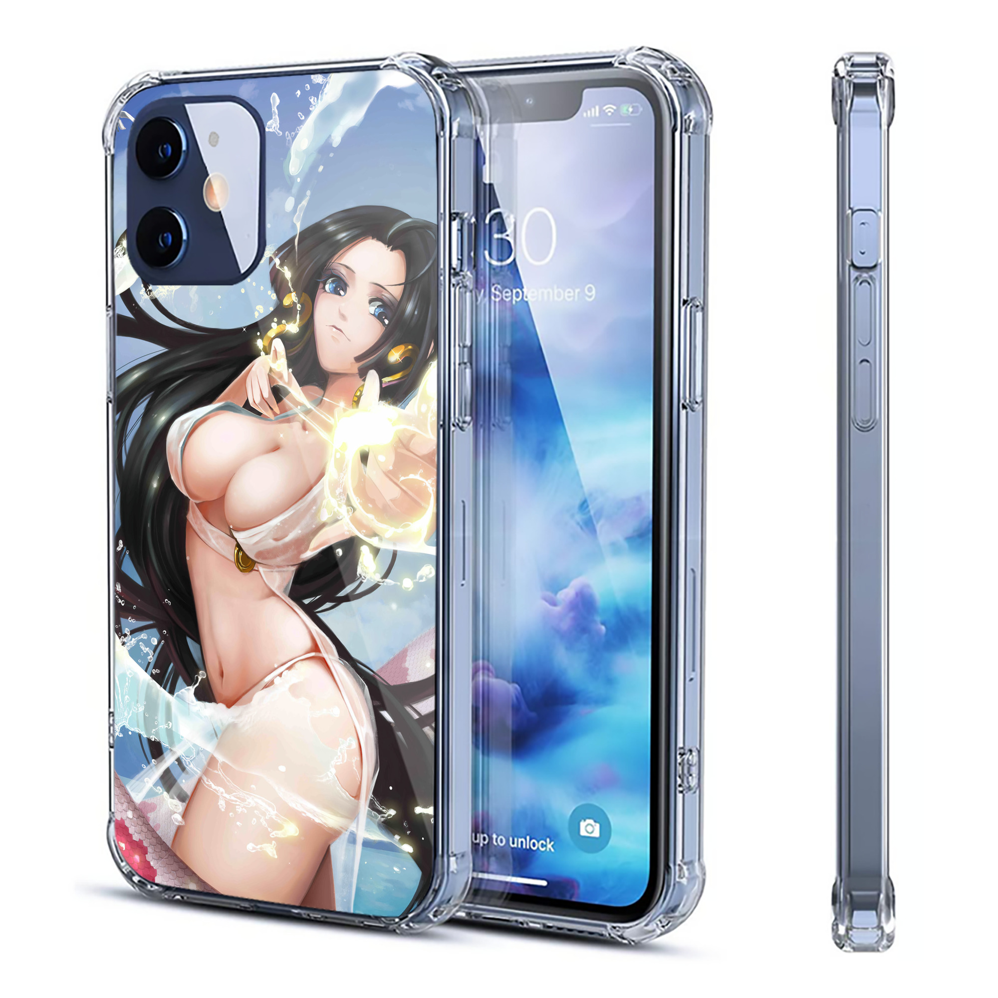 （画像用） ワンピース ONE PIECE 【iPhone 12シリーズ対応】透明スマホケース（クリアソフトケース）